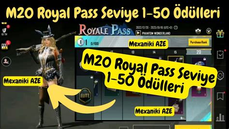 M20 Royal Pass Seviye 1 50 Ödülleri M20 Royal Pass Ne Zaman Geliyor