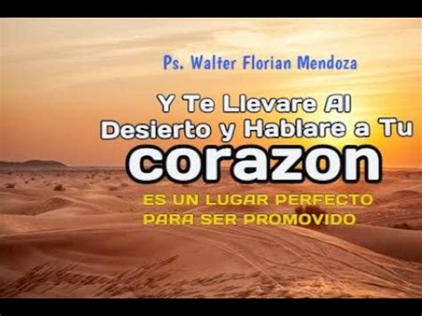 La Llevar Al Desierto Y Hablar A Su Coraz N Tu Devocional Un