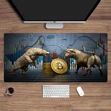 Chart Pattern Mouse Pad For Stock Market Forex Bitcoin Trader Desk