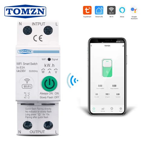 Tomzn Commutateur Intelligent Wifi P A Lancements De Compteur D