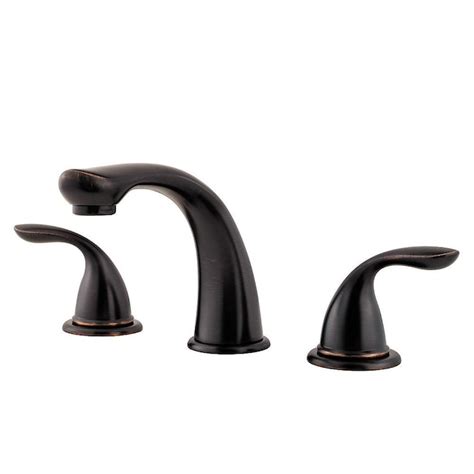 Pfister Pfirst Series Tuscan Bronze 2 Handle Deck Mount Roman High Arc Bathtub Faucet At