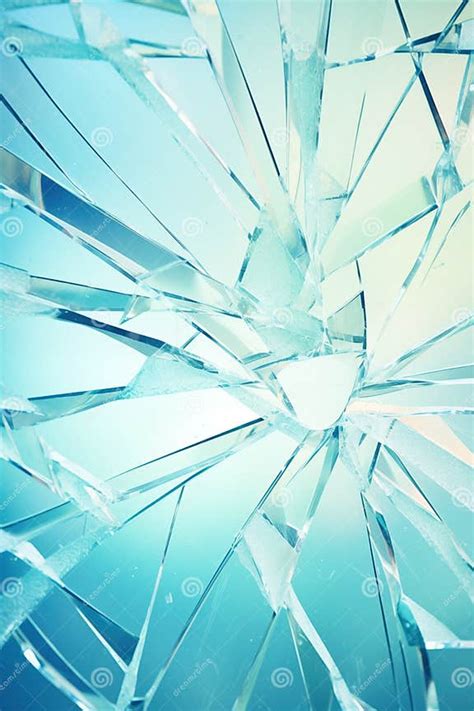 Shattered Glass Texture Broken Glass Fragmented Glass Set 66 Stock Illustration