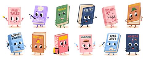 Cute Book Cartoon Vector Images (over 140,000)