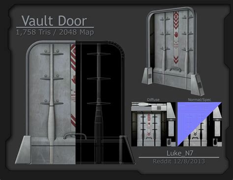 Fallout Vault Door done by me in 3D! : r/Fallout