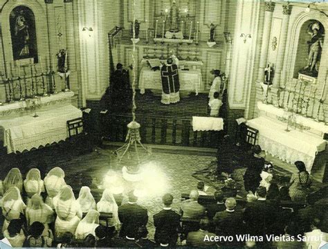 MISSA NA IGREJA MATRIZ DE NOSSA SENHORA DA PIEDADE ANTES DO CONCÍLIO