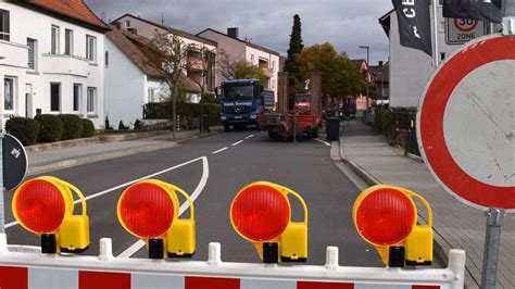 Rohrbruch führt zu Sperrung