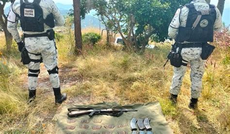 Guardia Nacional Decomisa Al Narco Armas Y Miles De Cartuchos En