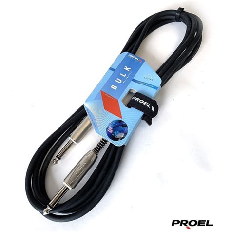 PROEL BULK100LU5 CABLE DE INSTRUMENTO Linea Plug 1 4 5 Mt MONO