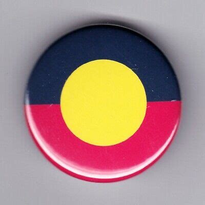 ABORIGINAL FLAG - Badges & Magnets - Indigenous Rights Protest Invasion ...