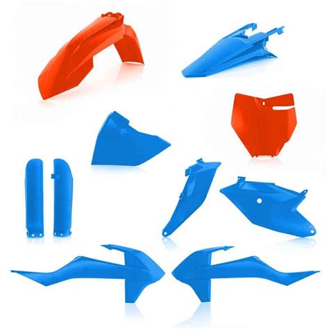 Acerbis Full Plastic Kit KTM SX SX F XC XC F Orange Light Blue MX1 Canada