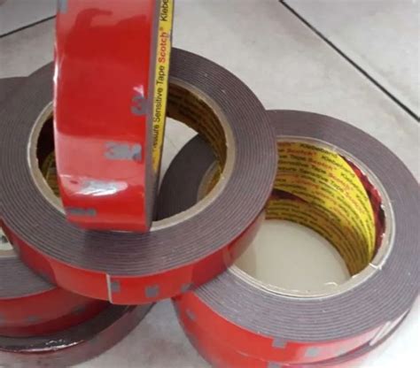 M Vhb Double Foam Tape Super Lengket Uk Mm X Mtr Dabel Tip