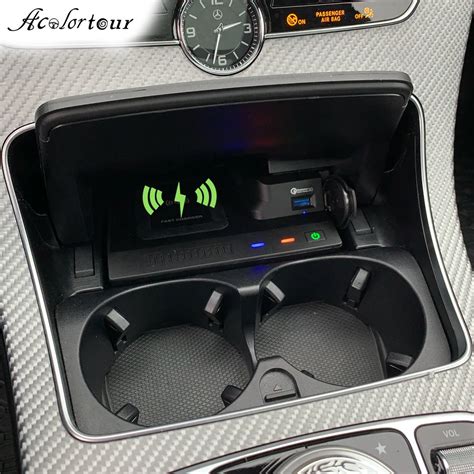 Best Product Car Wireless Charger Phone Stand For Mercedes Benz C Class