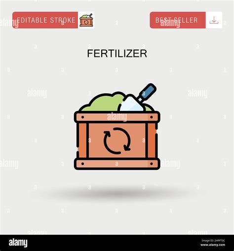 Fertilizer Simple Vector Icon Stock Vector Image Art Alamy