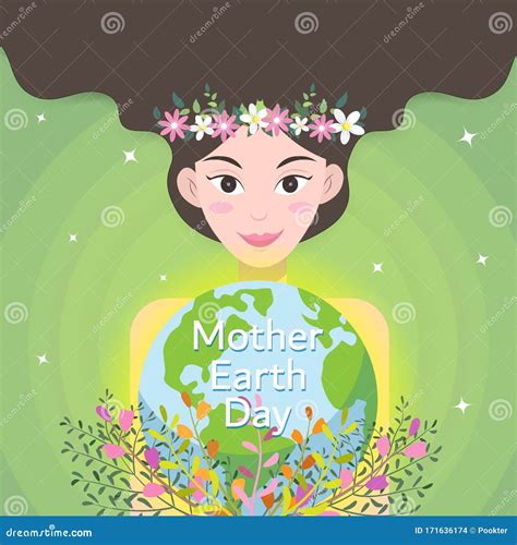 Mother Earth Day Stock Vector Illustration Of Globe