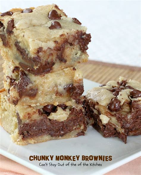 Chunky Monkey Brownies Cant Stay Out Of The Kitchen