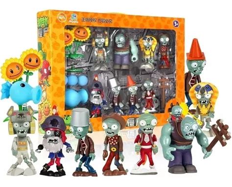 Juguete Plantas Vs Zombies Set Grande Con Caja Pvz Premium Envío gratis