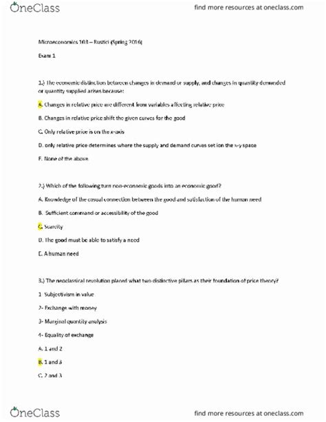 Econ Study Guide Fall Midterm Peter Boettke