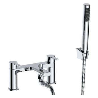 Signature Onyx Bath Shower Mixer Sign Deck Mounted Chrome