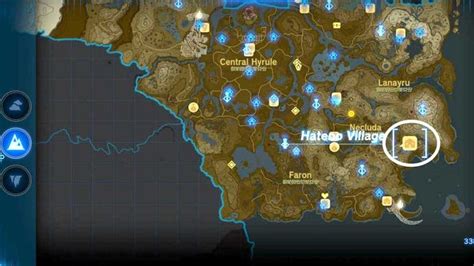 Where To Find Hateno Village In Zelda Tears Of The Kingdom