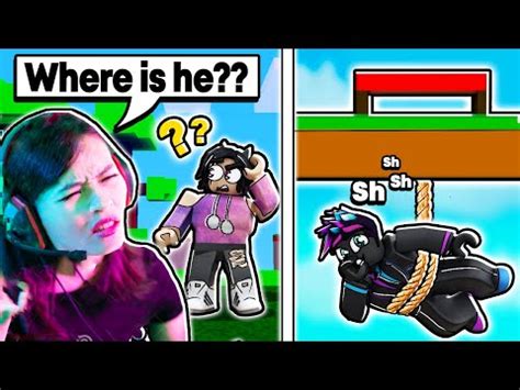 I Went Undercover In A Streamers Hide And Seek Roblox Bedwars