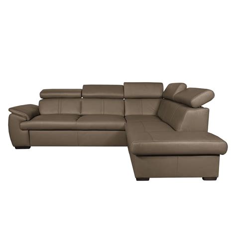 Loftscape Ecksofa Olival Iv Sitzer Muskat Echtleder X X Cm Mit