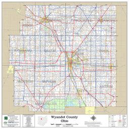 Wyandot County Ohio 2018 Wall Map | Mapping Solutions