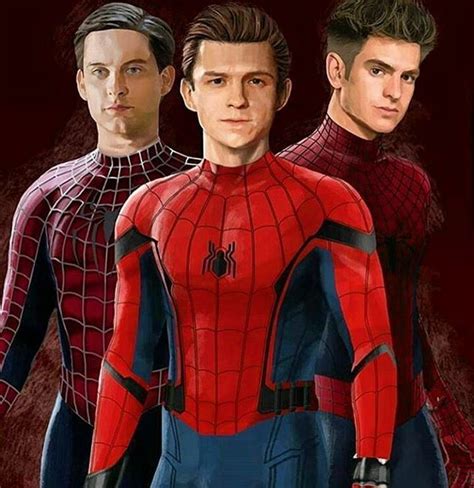 Our Three Spider Men Credit To Jaopicksart On Instagram Marvel