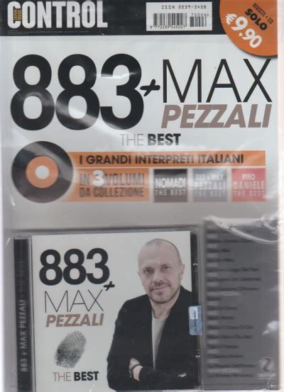 Cd 883 Max Pezzali The Best Edicola Shop