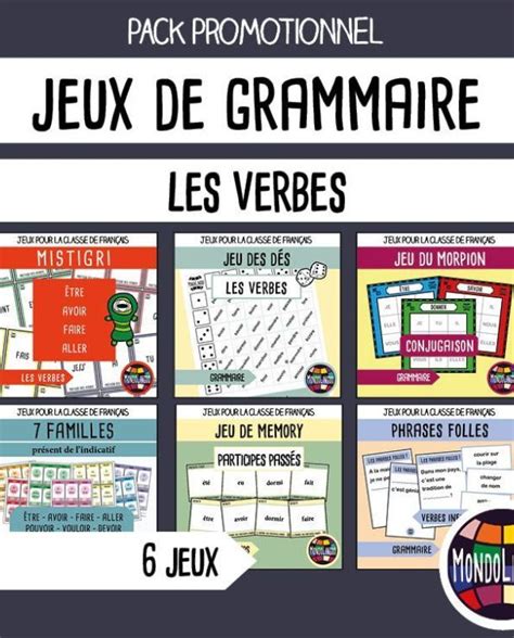 Jeu De Familles De La Conjugaison Les Verbes Au Pr Sent De L