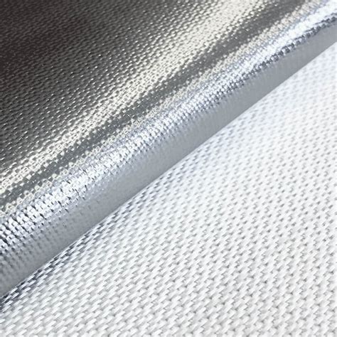 Al Foil Aluminum Foil Laminated Fiberglass Fabric Aluninized Glass