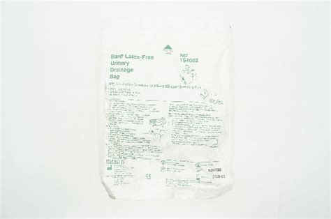 Bard 154002 Latex Free Urinary Drainage Bag 2000 Ml X