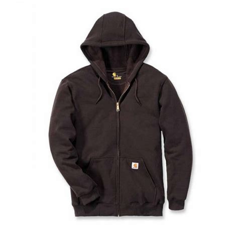 Carhartt Midweight Zip Hoodie Herre Dark Brown