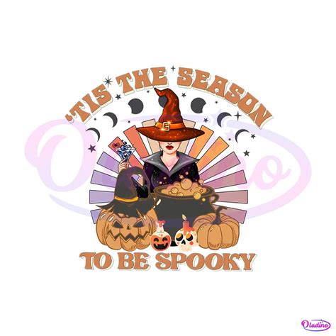 Retro Tis The Season To Be Spooky Png Sublimation File Oladino