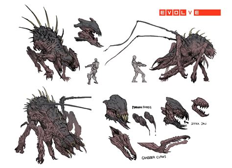 Whip Spider Monster Concept Art Alien Concept Art Creature