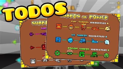 Los Iconos De Los Shards Of Power Todo Geometry Dash 21