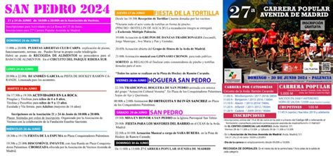 Este Es El Programa Completo De Las Fiestas De La Avenida De Madrid