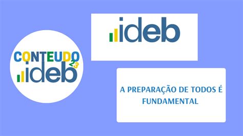 IDEB 2023 A PREPARAÇÃO DE TODOS É FUNDAMENTAL Conteúdo