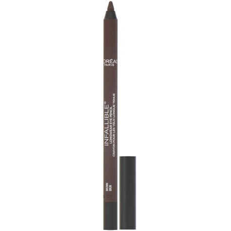 L'Oreal, Infallible Pro-Last Waterproof Pencil Eyeliner, 940 Brown, 0. ...