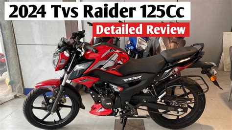 2024 Tvs Raider 125 Bs6 Full Detailed Review On Road Price Mileage