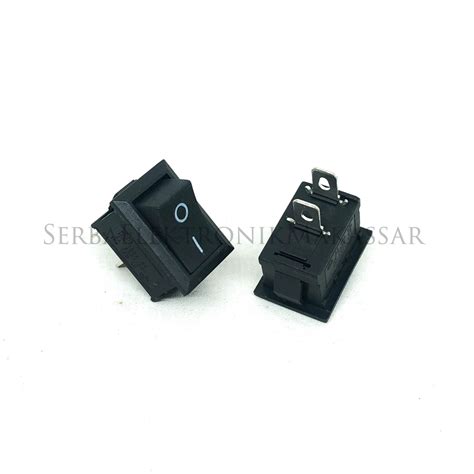 Jual Saklar On Off 2pin Kecil Rocker Switch Tanpa Lampu 2 Kaki Segi