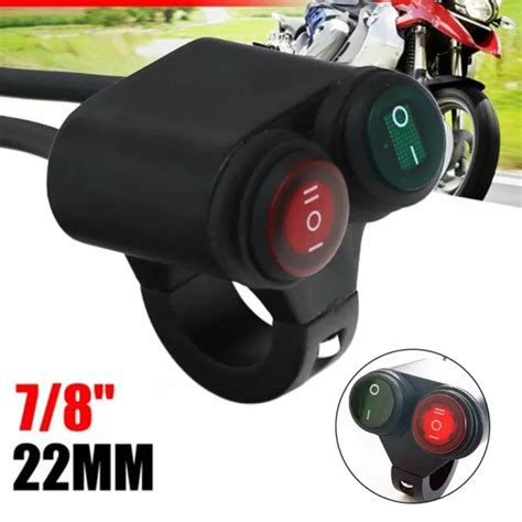 INTERRUTTORE MANUBRIO MOTO Multifunzione 2 In 1 Pulsante Di Controllo