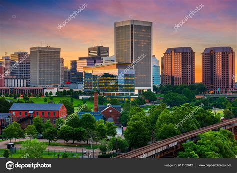 Richmond Virginia Usa Downtown Skyline Dawn Stock Photo by ©sepavone ...