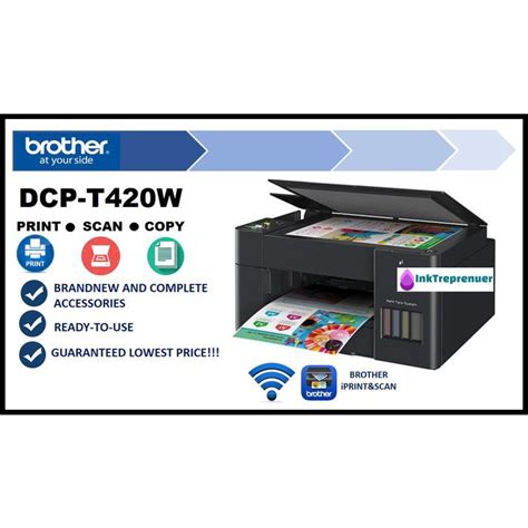 Jual Printer Brother Dcp T420W Ink Tank Print Scan Copy Wireless