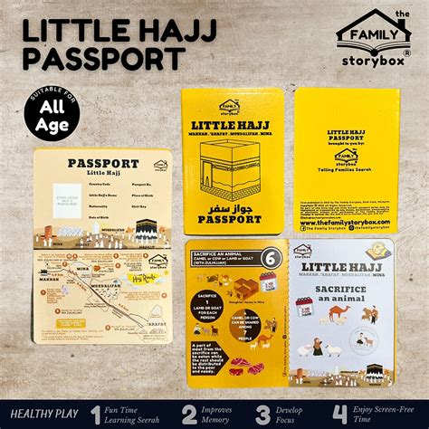 Little Hajj Passport Hajj Guide Book Passport Haji Cilik Panduan