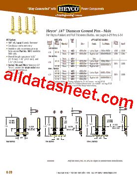 Datasheet Pdf Heyco