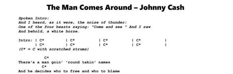 When The Man Comes Around Chords Sheet And Chords Collection