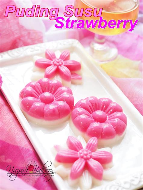 NAZRAH BAKERY: PUDING SUSU STRAWBERRY