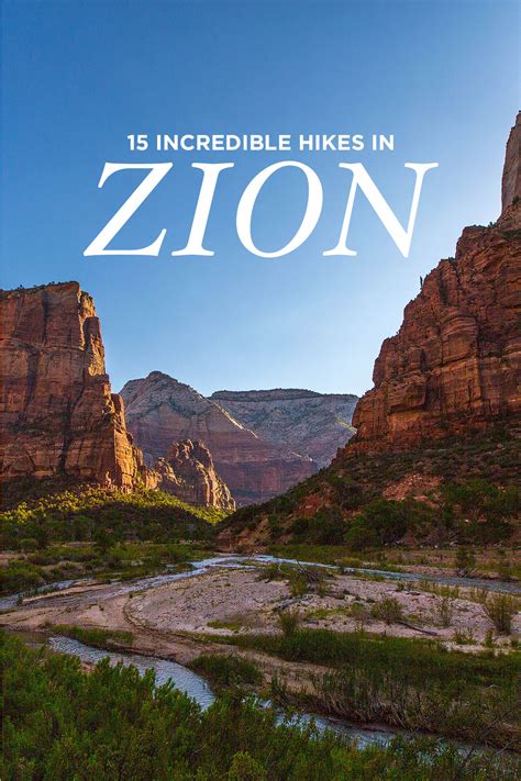 15 Best Hikes In Zion National Park Utah