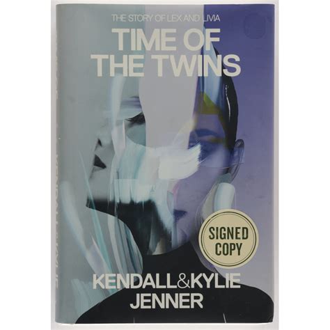 Kylie Jenner Kendall Jenner Signed Time Of The Twins The Story Of