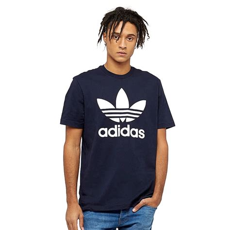 Camiseta Adidas Originals Trefoil Azul Newskull